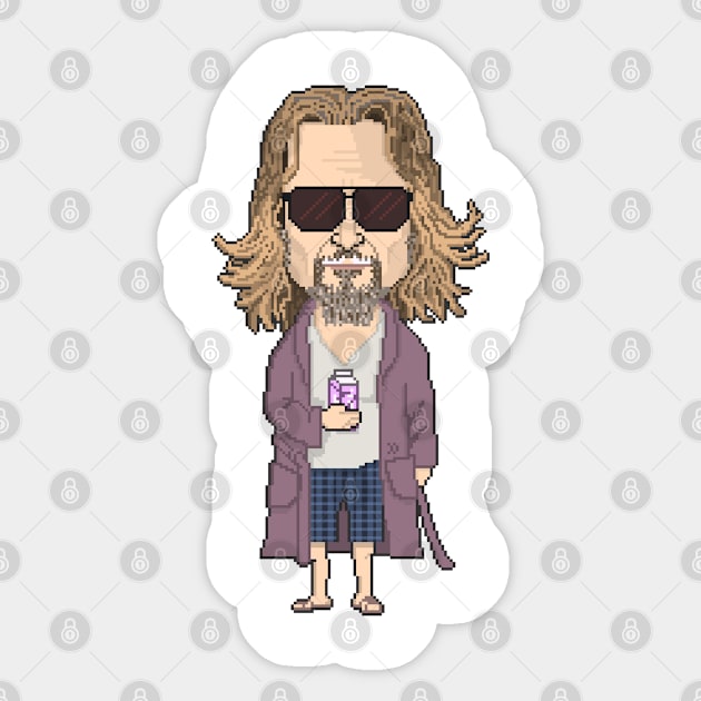 The Dude Sticker by TommySniderArt